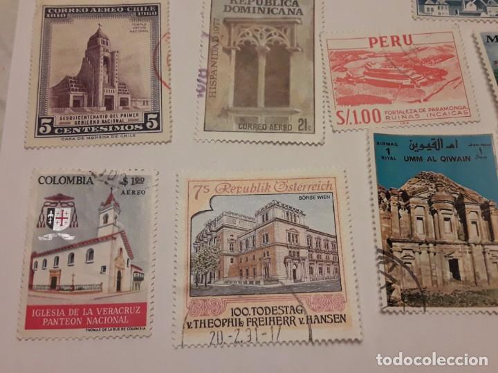Sellos: Lote de 35 sellos varias tem&aacute;ticas y pa&iacute;ses - Foto 2