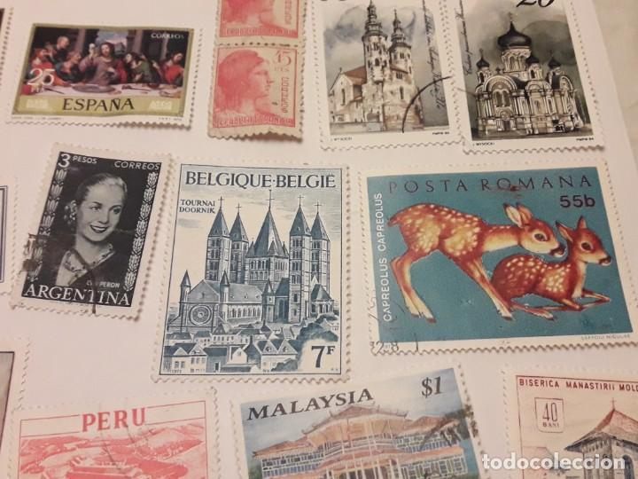 Sellos: Lote de 35 sellos varias tem&aacute;ticas y pa&iacute;ses - Foto 4