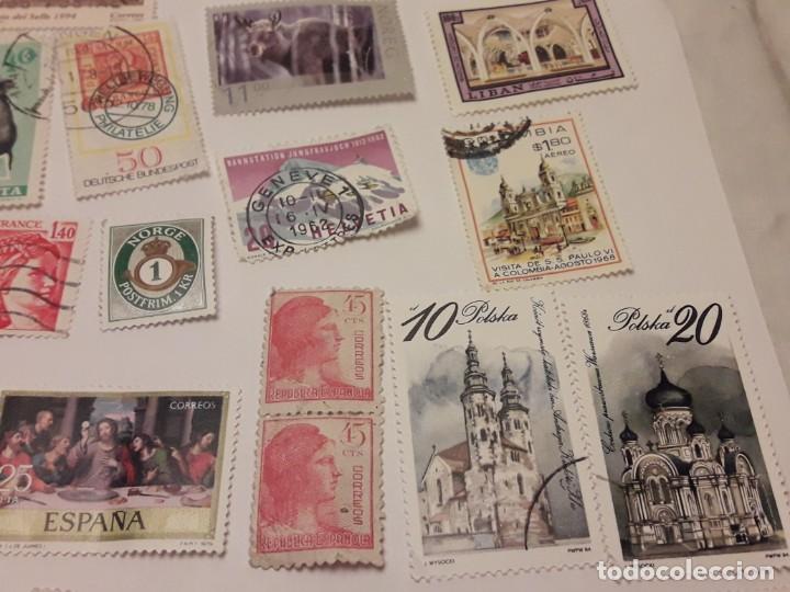 Sellos: Lote de 35 sellos varias tem&aacute;ticas y pa&iacute;ses - Foto 6
