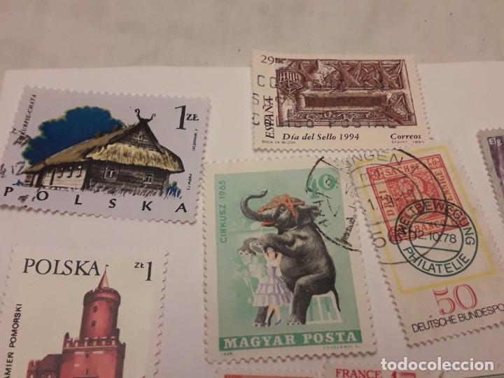 Sellos: Lote de 35 sellos varias tem&aacute;ticas y pa&iacute;ses - Foto 8