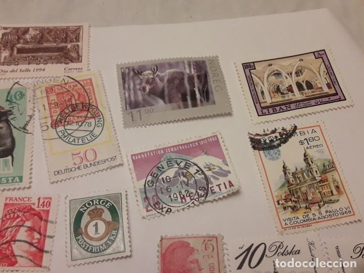 Sellos: Lote de 35 sellos varias tem&aacute;ticas y pa&iacute;ses - Foto 9