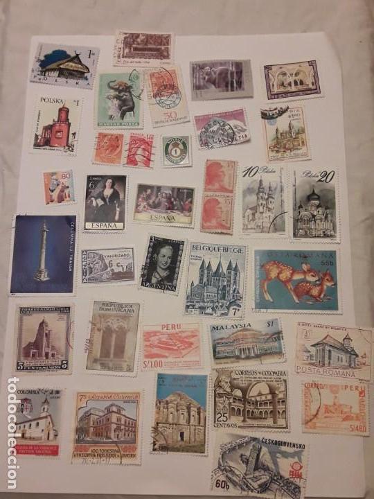 Sellos: Lote de 35 sellos varias tem&aacute;ticas y pa&iacute;ses - Foto 12