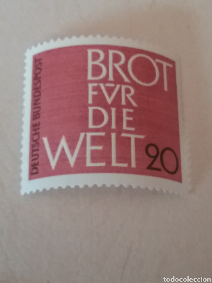 Timbres: Sellos Alemania, R. Federal nuevo/1962/Pan para el mundo/emblema/simbolo/logo