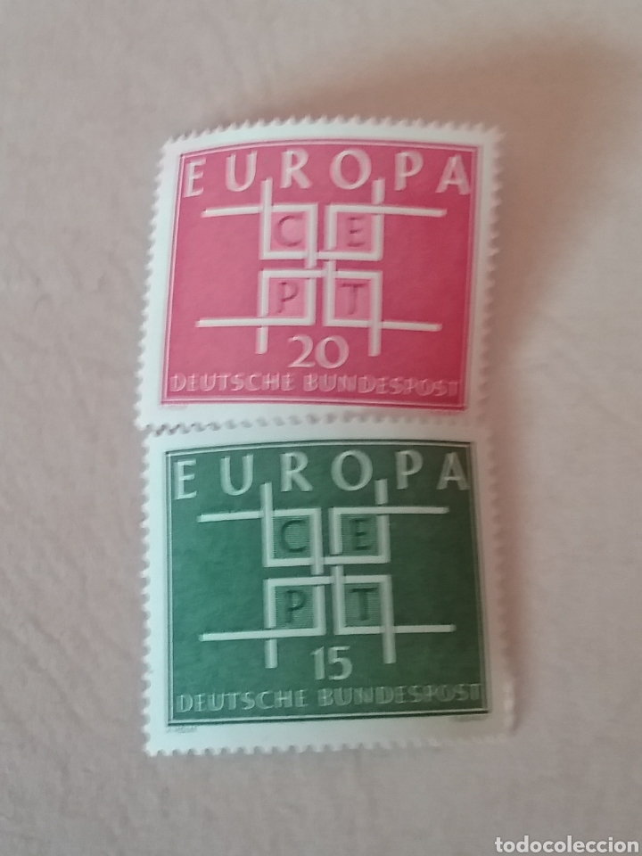 Timbres: Sellos Alemania, R. Federal nuevo/1963/Europa CEPT/cuadrados/emblema/simbolo