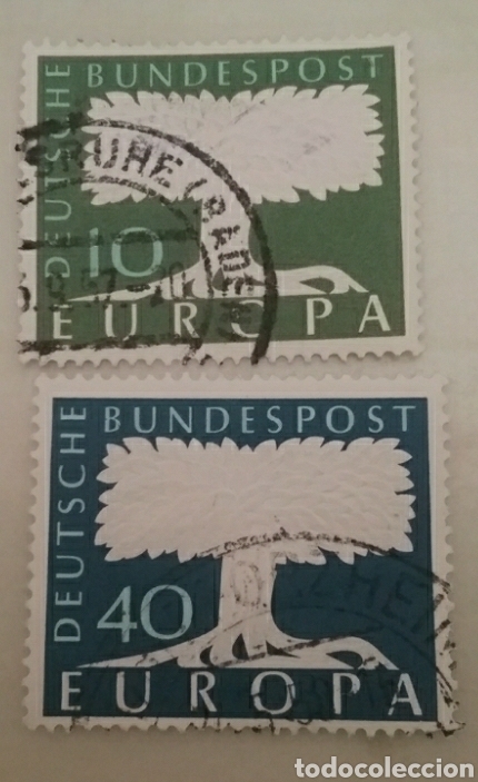 Francobolli: Sellos Alemania, R. Federal mtdos /1957/arbol/europa/naturaleza/flora/