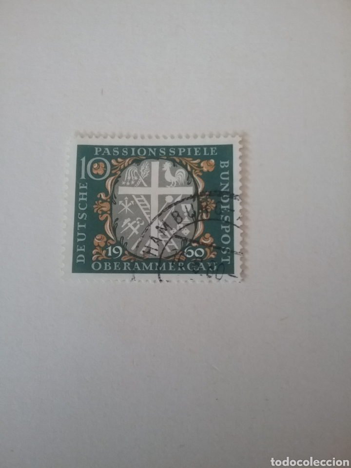Francobolli: Sellos Alemania, R. Federal mtdos/1960/Fiesta de la pason/gallo/ave/lanza/armas/escalera/