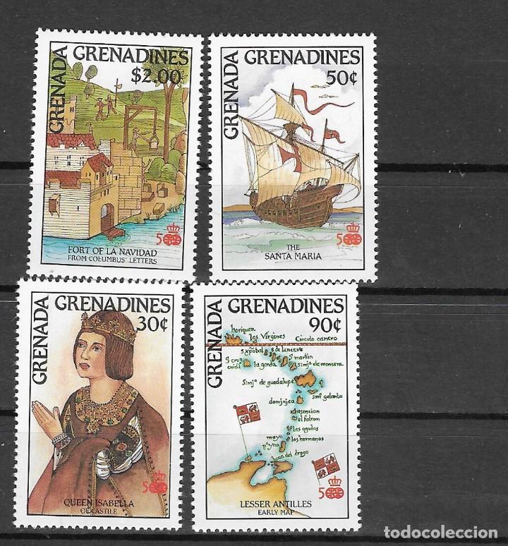 Sellos: GRANADA GRANADINE S N&ordm; 739 AL 742 (**) - Foto 1