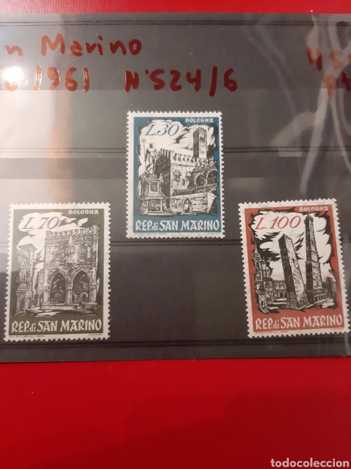 Sellos: 1961 San Marino 524/6 - Foto 1