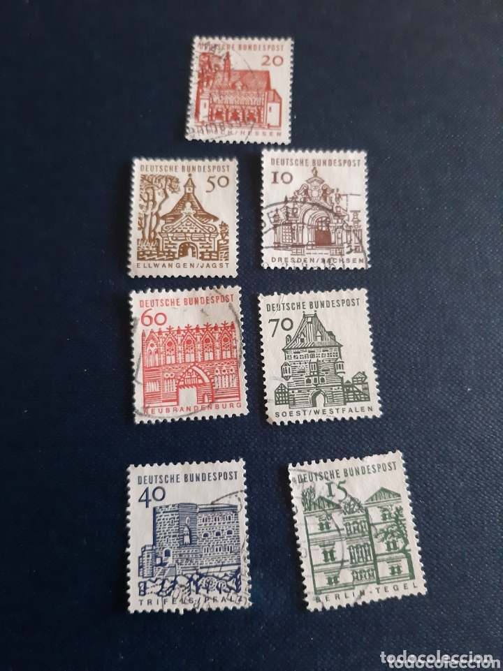 Sellos: Alemania sellos monumentos - Foto 1