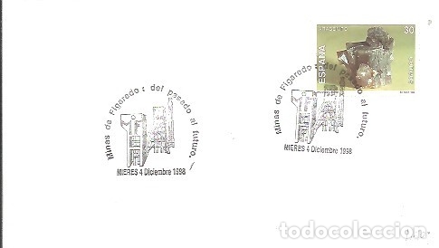 Stamps: TEMA MINERAL  MATASELLOS ESPA&Ntilde;A MIERES 1998