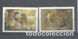 Stamps: TEMA MINERAL Y FOSIL  SLOVENIA   A&Ntilde;O 2000 **
