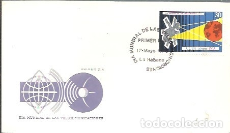 Sellos: TELECOMUNICACIONES FDC CUBA 1978 - Foto 1