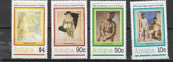 Sellos: ANTIGUA N&ordm; 616 AL 619 (**) - Foto 1
