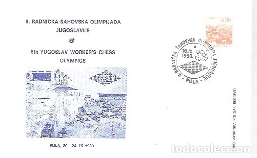 Sellos: AJEDREZ  YUGOSLAVIA  1990 - Foto 1