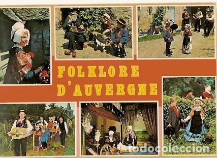 Sellos: Francia & Circulado, Folklore de Auvergne, Multi, Ch&acirc;tel Guyon a &Eacute;pinay-sur-Orge 1973 (6788) - Foto 2