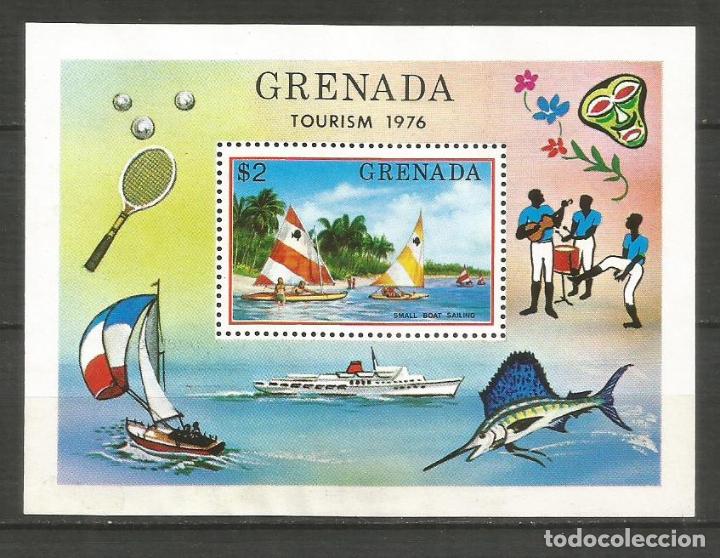 Sellos: GRANADA HOJA BLOQUE YVERT NUM. 49 USADA TURISMO - Foto 1