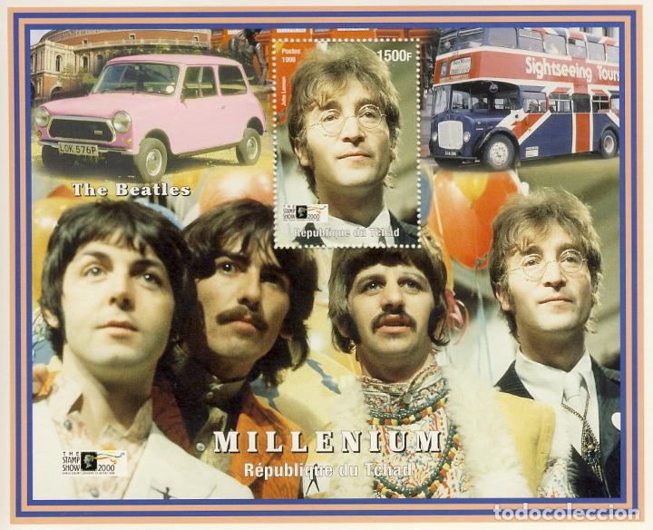 Sellos: TCHAD. THE BEATLES. - Foto 1