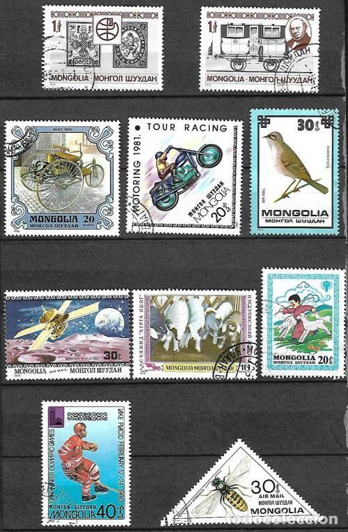 Sellos: LOTE SELLOS DEL MUNDO MONGOLIA - Foto 1