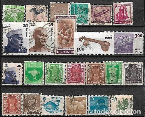 Sellos: LOTE SELLOS DEL MUNDO INDIA - Foto 1