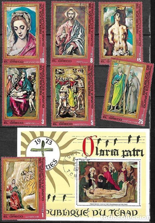 Sellos: LOTE SELLOS DE PINTURAS VARIOS - Foto 1