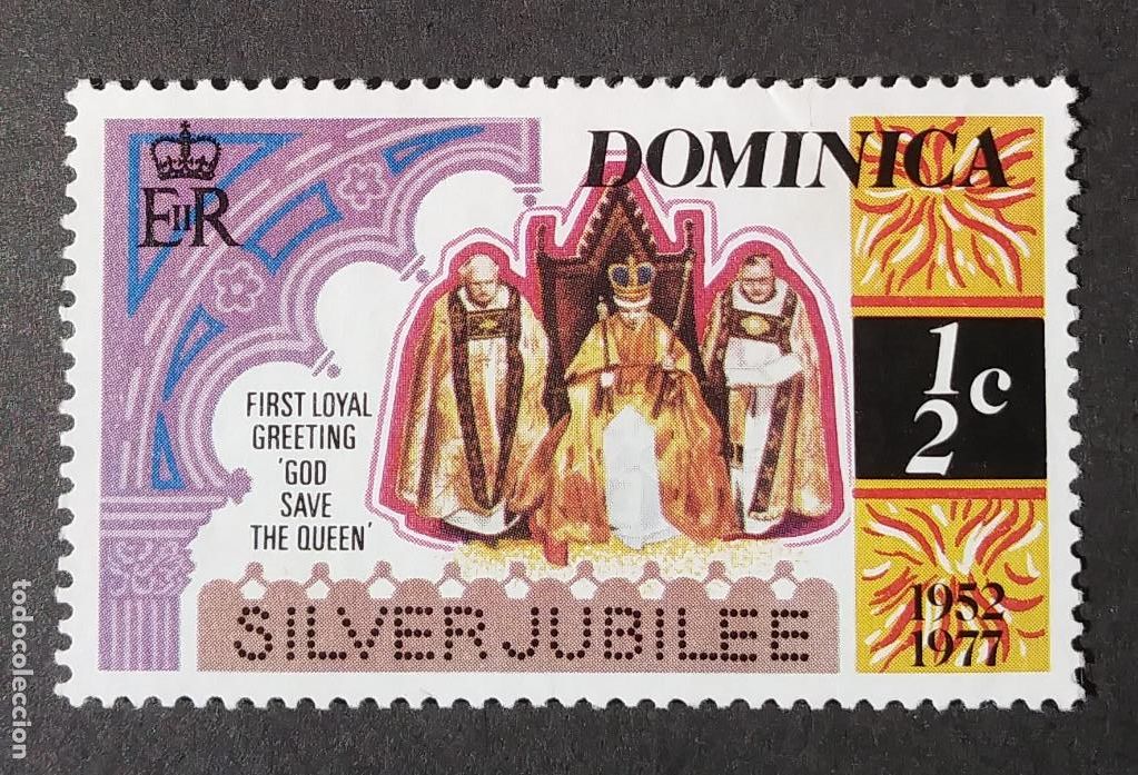 Sellos: 1977 Dominica Visita real - Foto 1