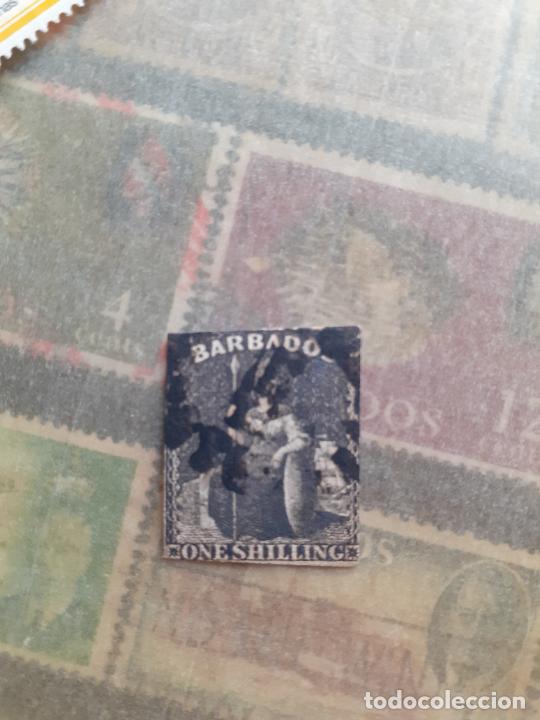 Sellos: Barbados. 1859. One Shilling - Foto 1