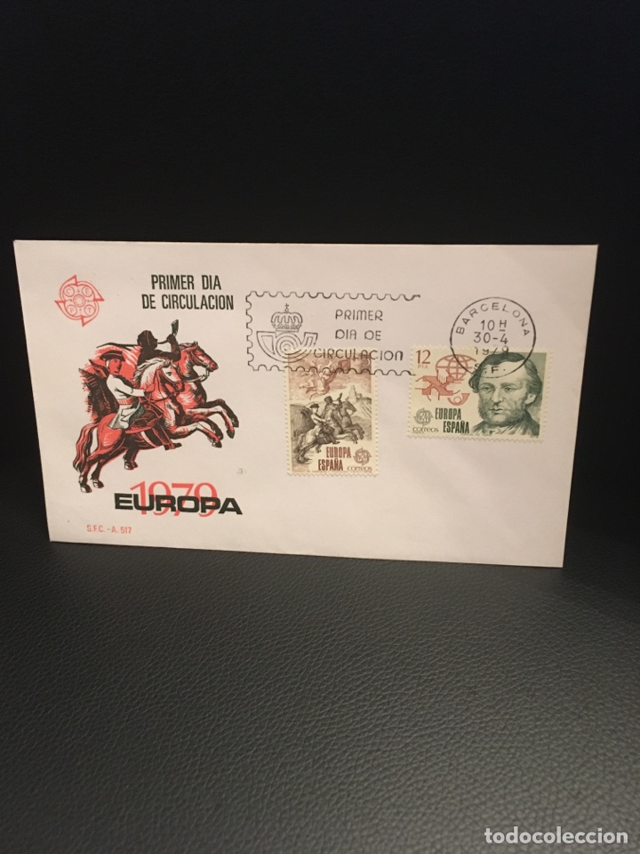 Sellos: SOBRE PRIMER D&Iacute;A EUROPA 1979 - Foto 1