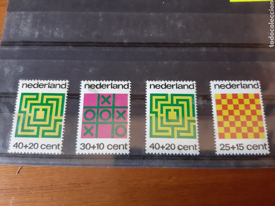 Sellos: Holanda serie completa NUEVA 990/93 AJEDREZ - Foto 1