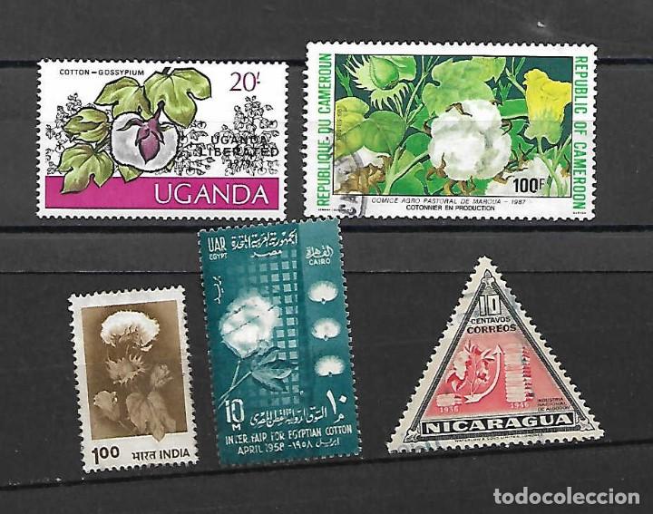 Sellos: algod&oacute;n: conjunto de 5 sellos diferentes - Foto 1