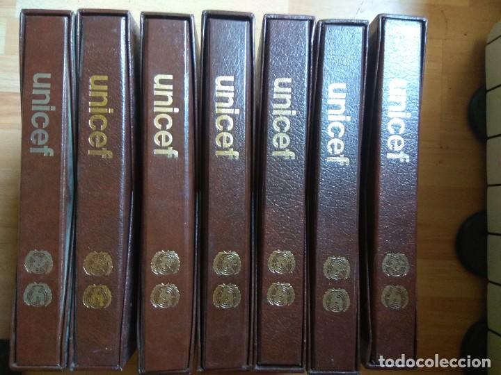 Selos: LOTE 7 LIBROS CARPETAS &Aacute;LBUMES BANDERAS DE LAS NACIONES UNIDAS UNICEF