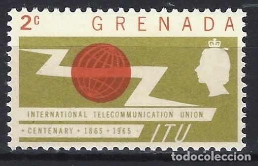 Sellos: GRANADA 1965 - CENTENARIO DE LA U.I.T. - MNH** - Foto 1