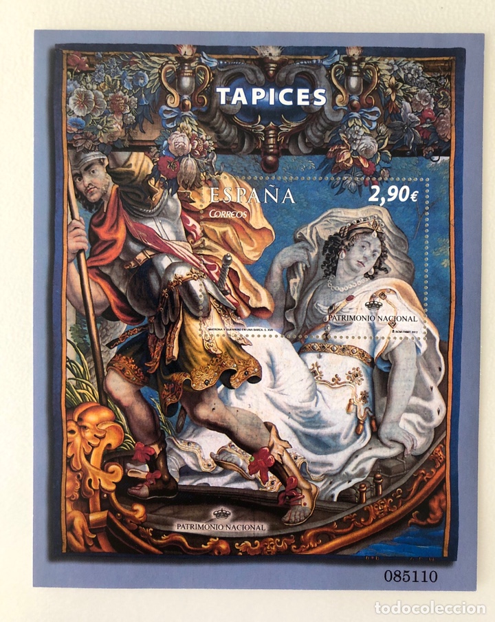 Sellos: Hoja bloque de Espa&ntilde;a- tapices *** - Foto 1