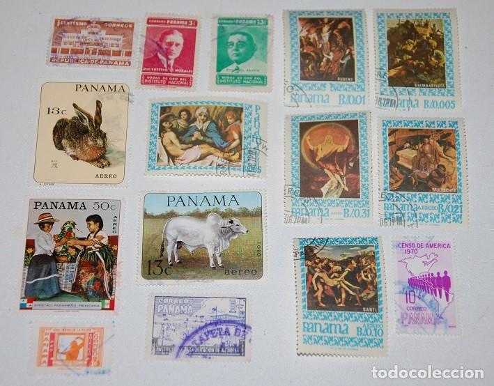 Sellos: LOTE DE 15 SELLOS DE PANAMA - Foto 1