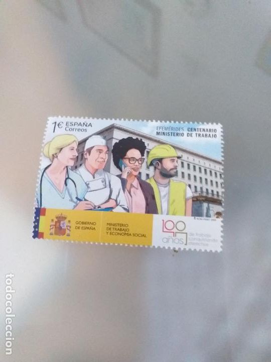 Sellos: SELLO CENTENARIO MINISTERIO DE TRABAJO - Foto 1