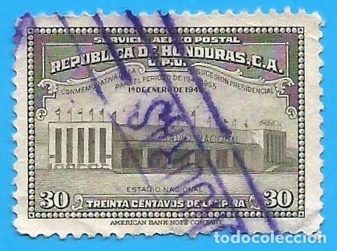 Sellos: HONDURAS. 1949. ESTADIO NACIONAL - Foto 1