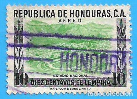 Sellos: HONDURAS. 1956. ESTADIO NACIONAL - Foto 1