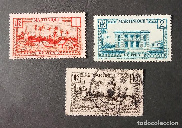 Briefmarken: 1933-1938 Martinica Temas locales