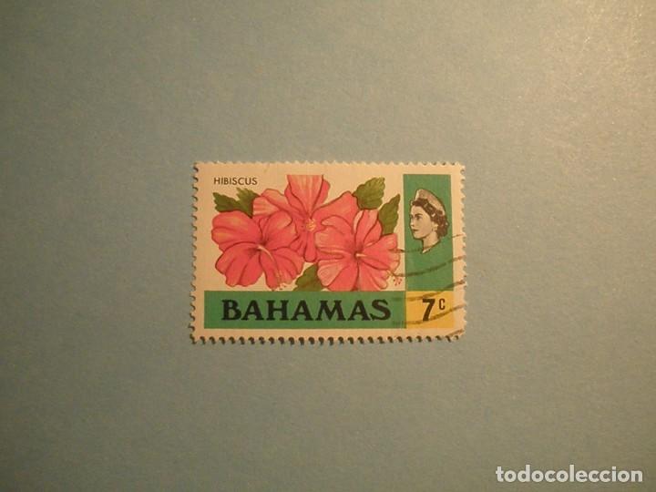 Sellos: BAHAMAS - FLORES - HIBISCUS. - Foto 1