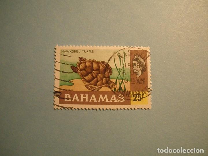 Sellos: BAHAMAS - TORTUGAS - HAWKSBILL TURTLE. - Foto 1