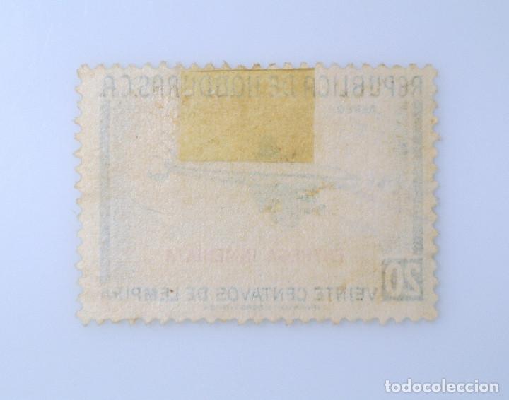 Sellos: SELLO POSTAL HONDURAS 1956, 20 C, AVIONES, AVIACIÓN, AVION CONSTELACION DE LOCKHEED, USADO - Foto 2 - 226080260