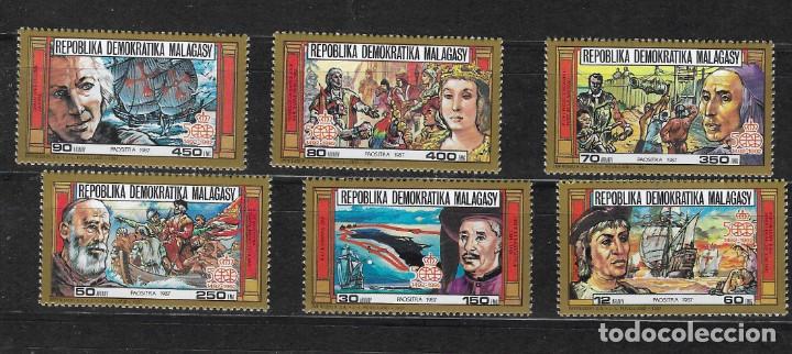 Briefmarken: MALAGASY N&ordm; 819 AL824 (**)
