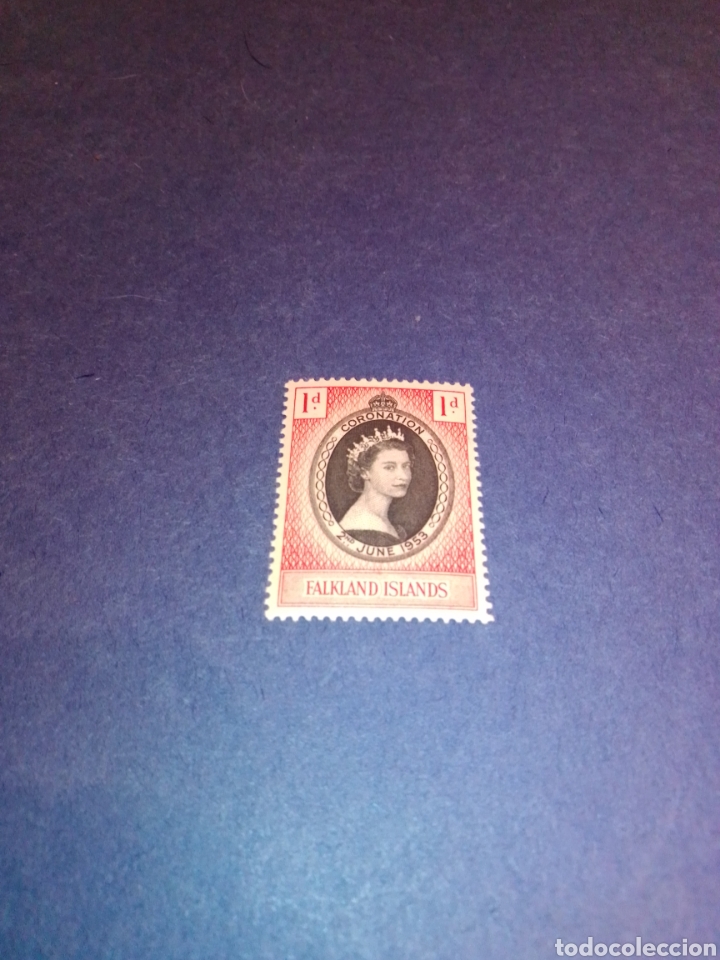 Timbres: Coronacion Isabel II Malvinas