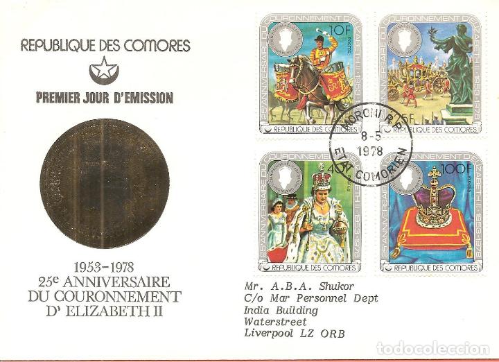 Sellos: SPD -FDC BARBUDA, JUBILEO, 1977 - Foto 1
