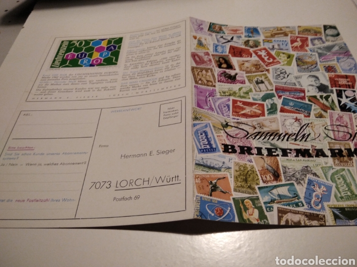 Sellos: Folleto liechtenstein tem&aacute;tica sellos - Foto 3