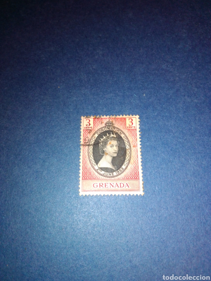 Sellos: Coronacion Isabel II Granada - Foto 1
