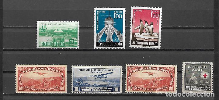 Selos: ALTO VALOR DE CATALOGO SERIES Y SELLOS AEREOS NUEVAS Y CHARNELA DE D' HAITI