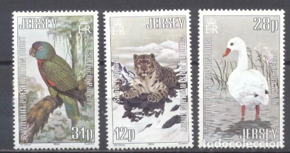 Sellos: Jersey,1984, nuevo, restos de charnela - Foto 1