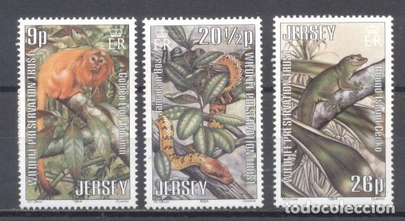 Sellos: Jersey,1984, nuevo, restos de charnela - Foto 1