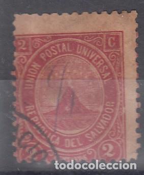 Sellos: EL SALVADOR. YVERT 10. USADO.. - Foto 1