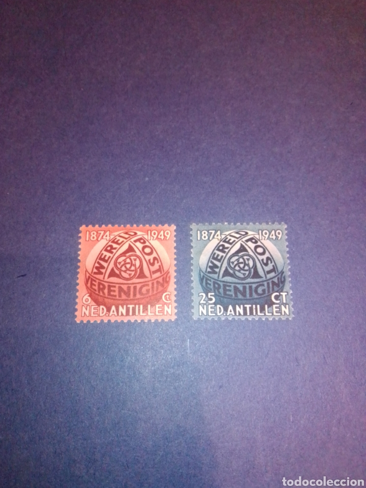 Sellos: UPU 1949 Antillas Holandesas - Foto 1